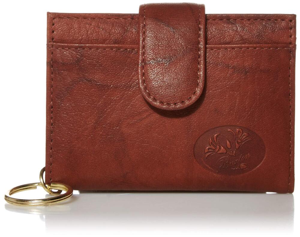 1439 Heiress Pik-Me-Up Tab Card Case, Mahogany